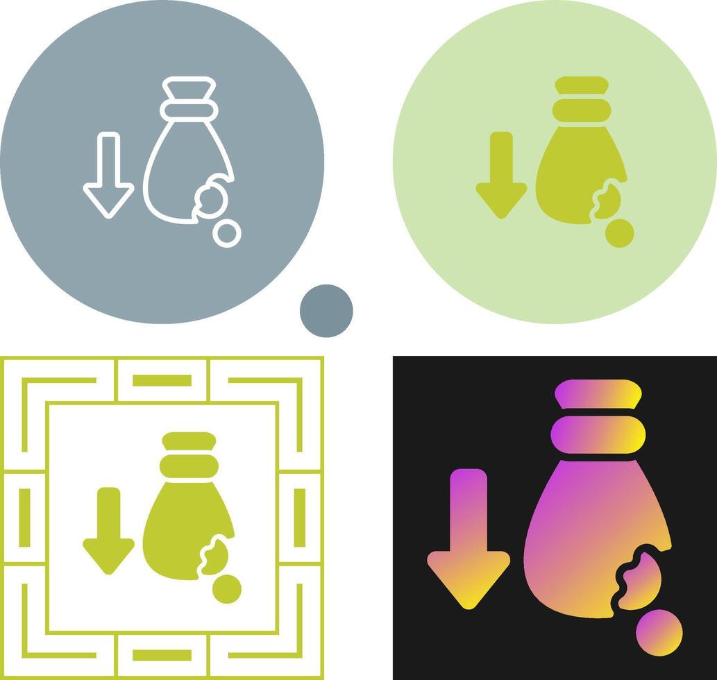 Financial Loss Vector Icon