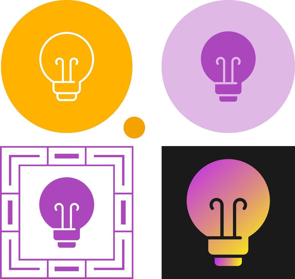 Lightbulb Vector Icon