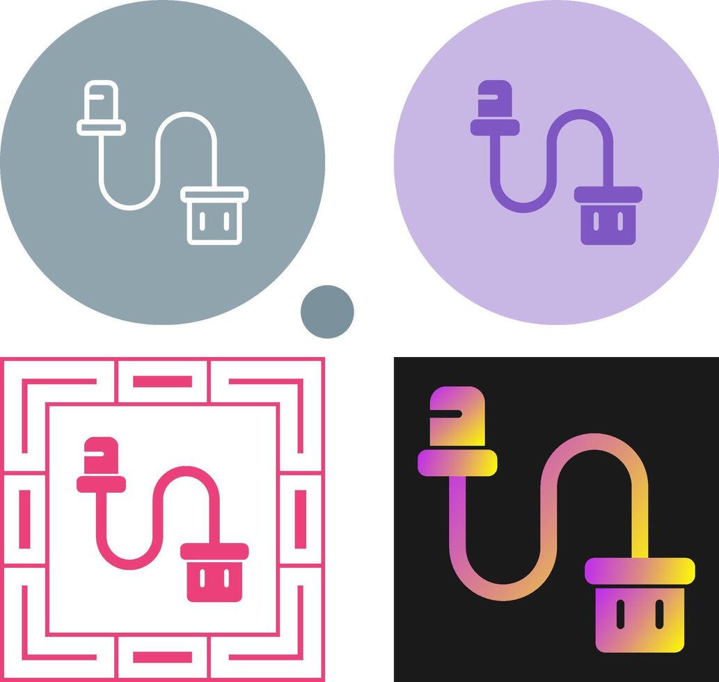 Cable Ferrule Vector Icon