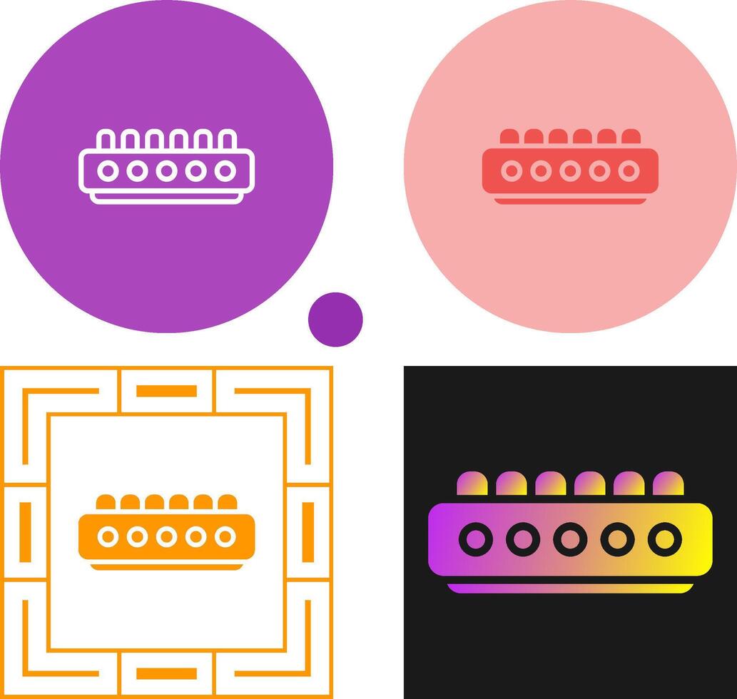 Cable Termination Block Vector Icon