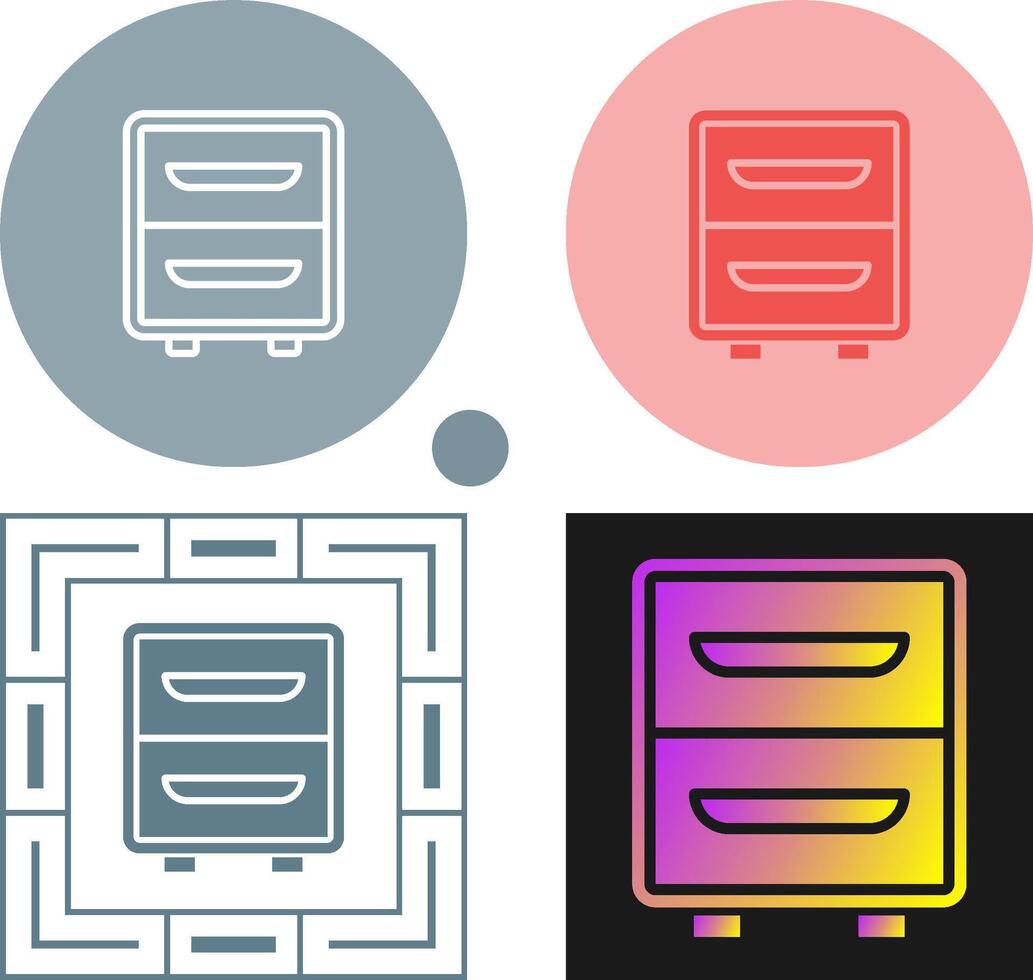 File Cabinet Vector Icon