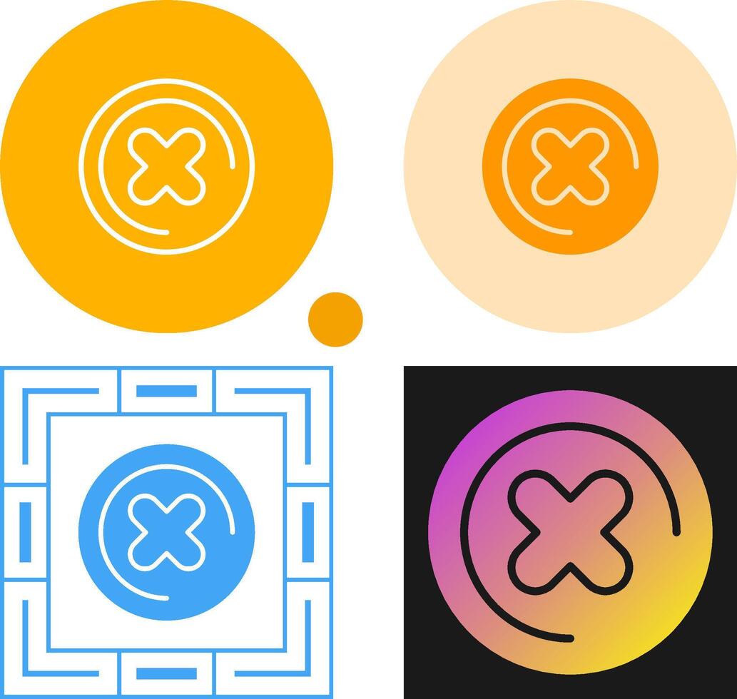 Cross Vector Icon