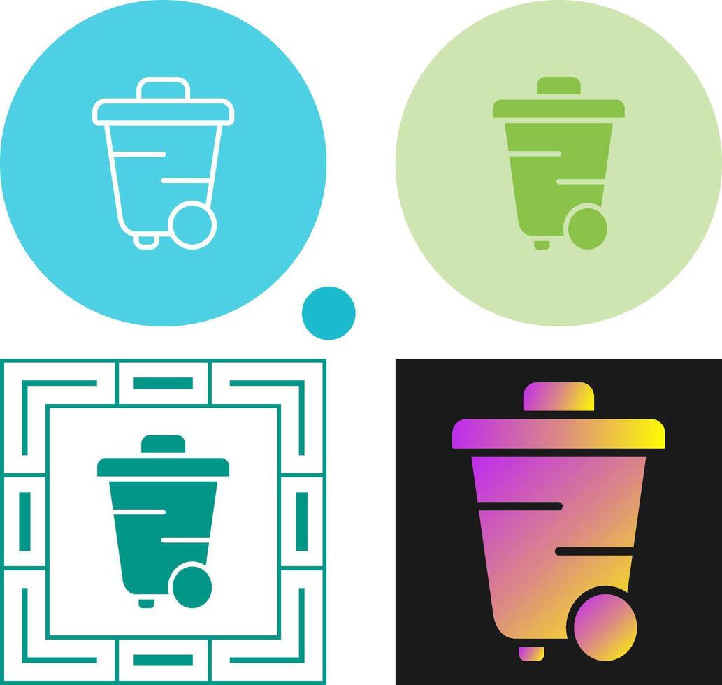 Trash Can Vector Icon