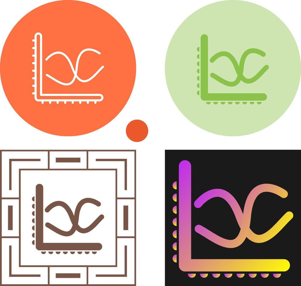 Graph Vector Icon