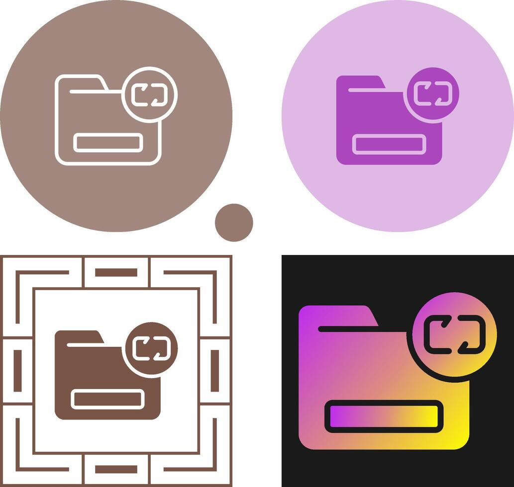 Document Backup Vector Icon