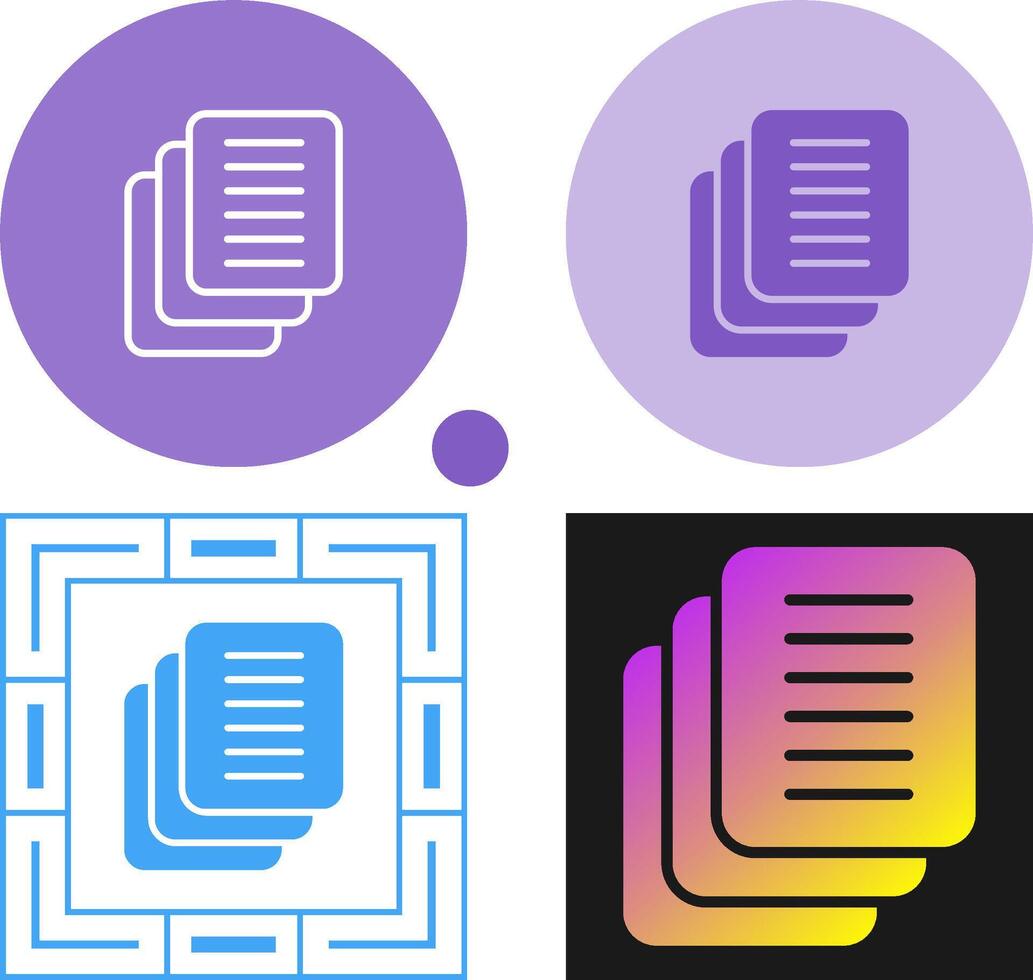 Document Version Control Vector Icon