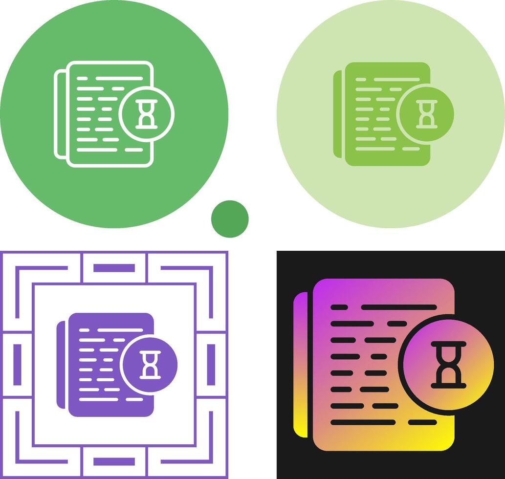 Document Audit Vector Icon