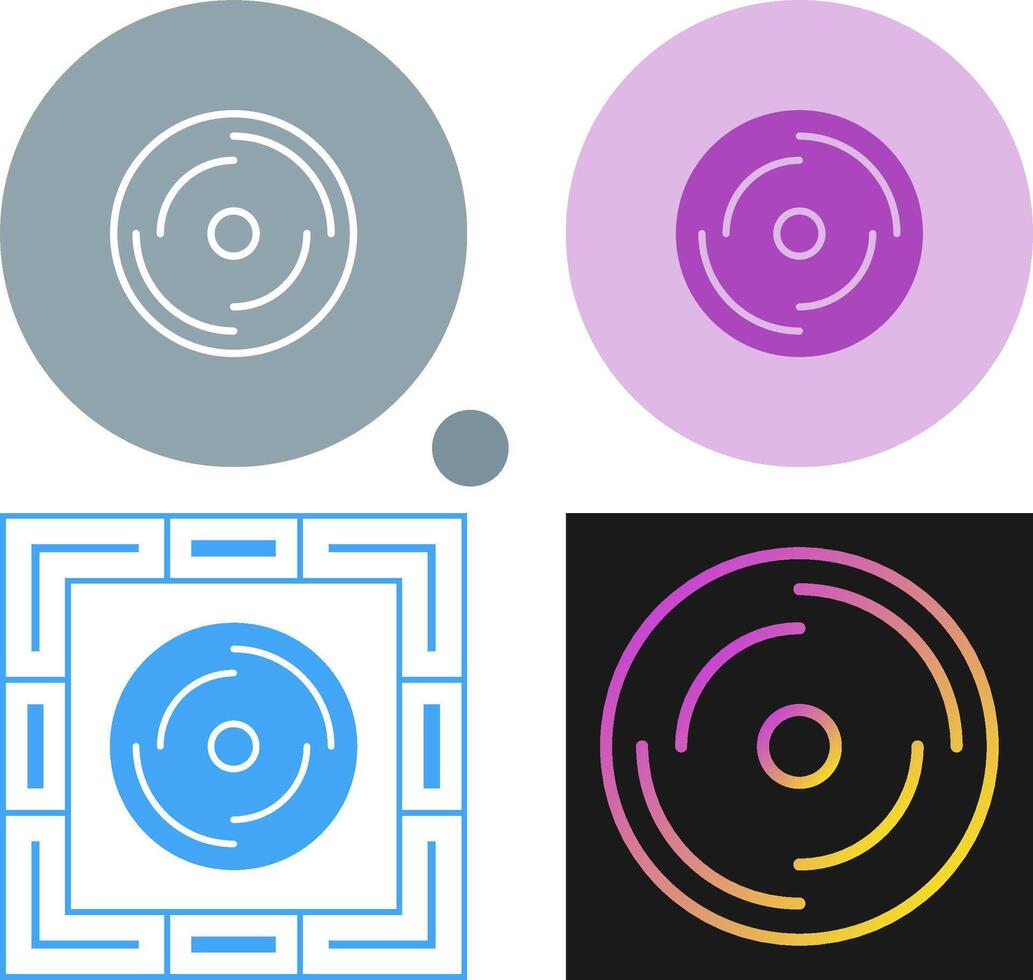 Disk Vector Icon