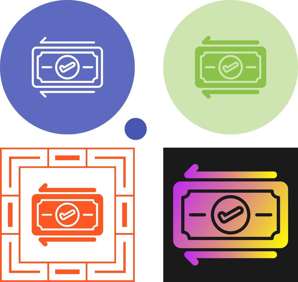 Money Back Guarantee Vector Icon