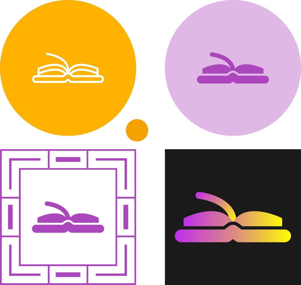 Reading Book Vector Icon