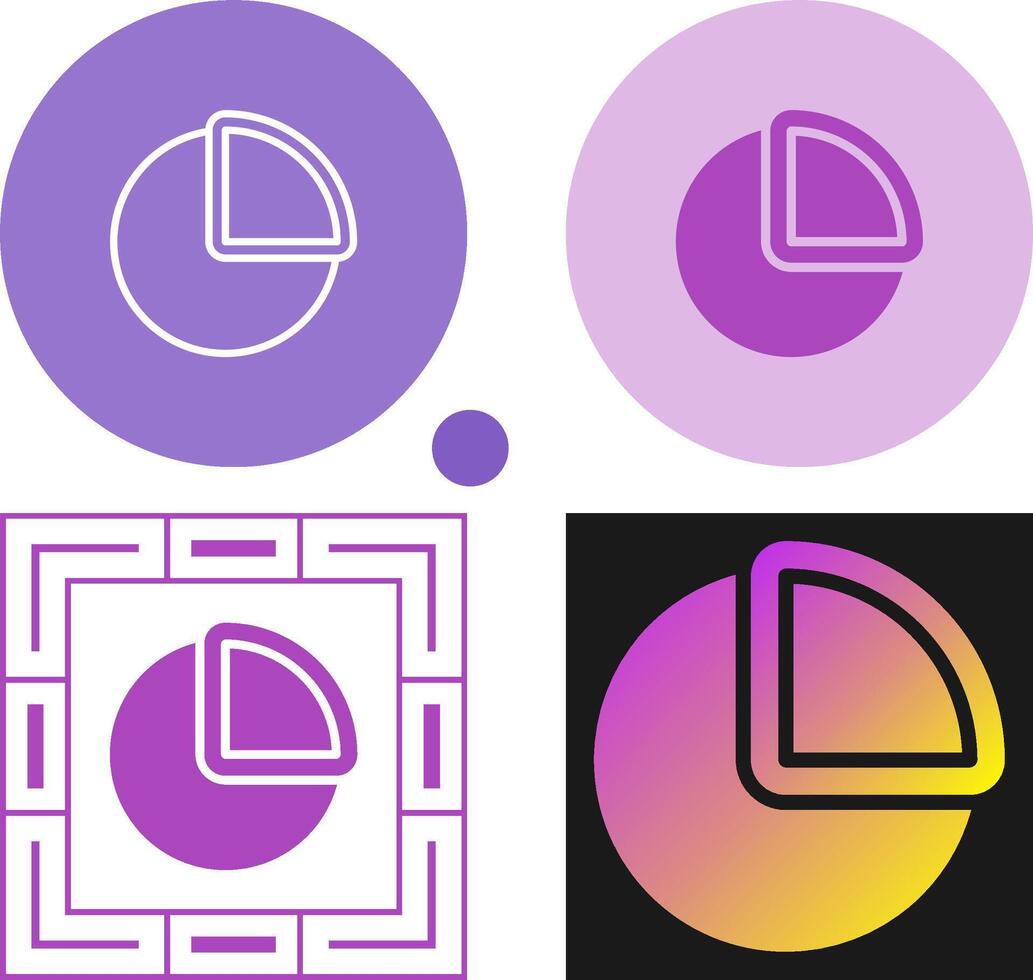Pie Chart Vector Icon
