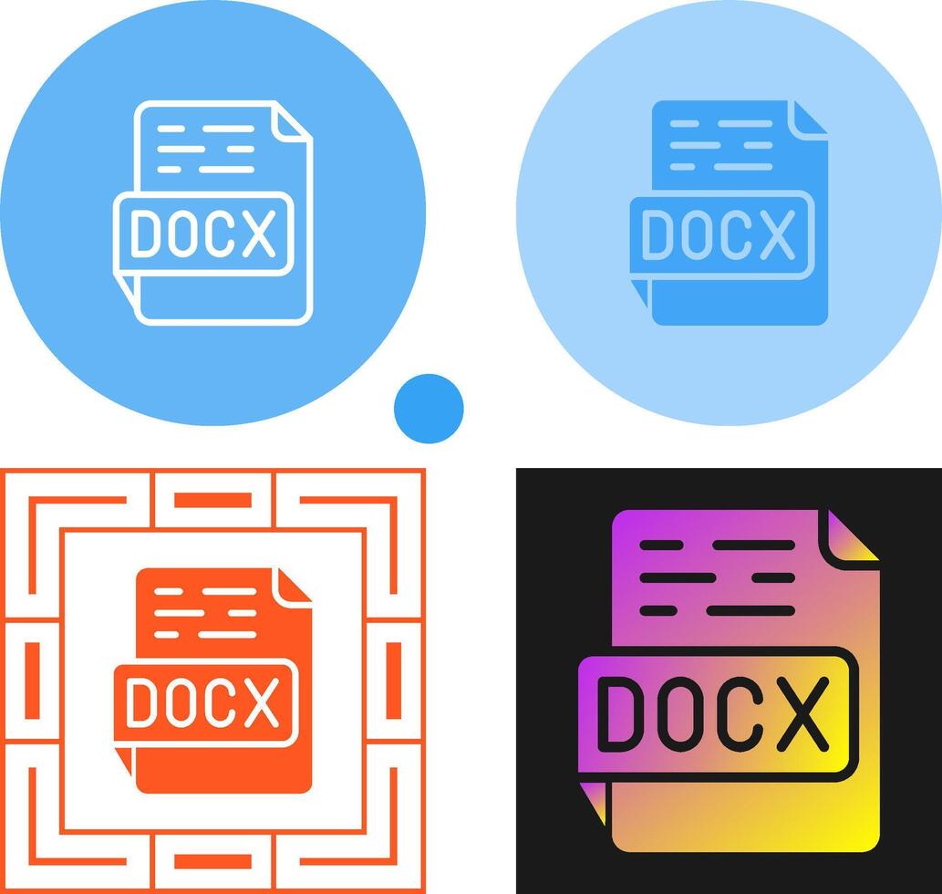 DOCX Vector Icon