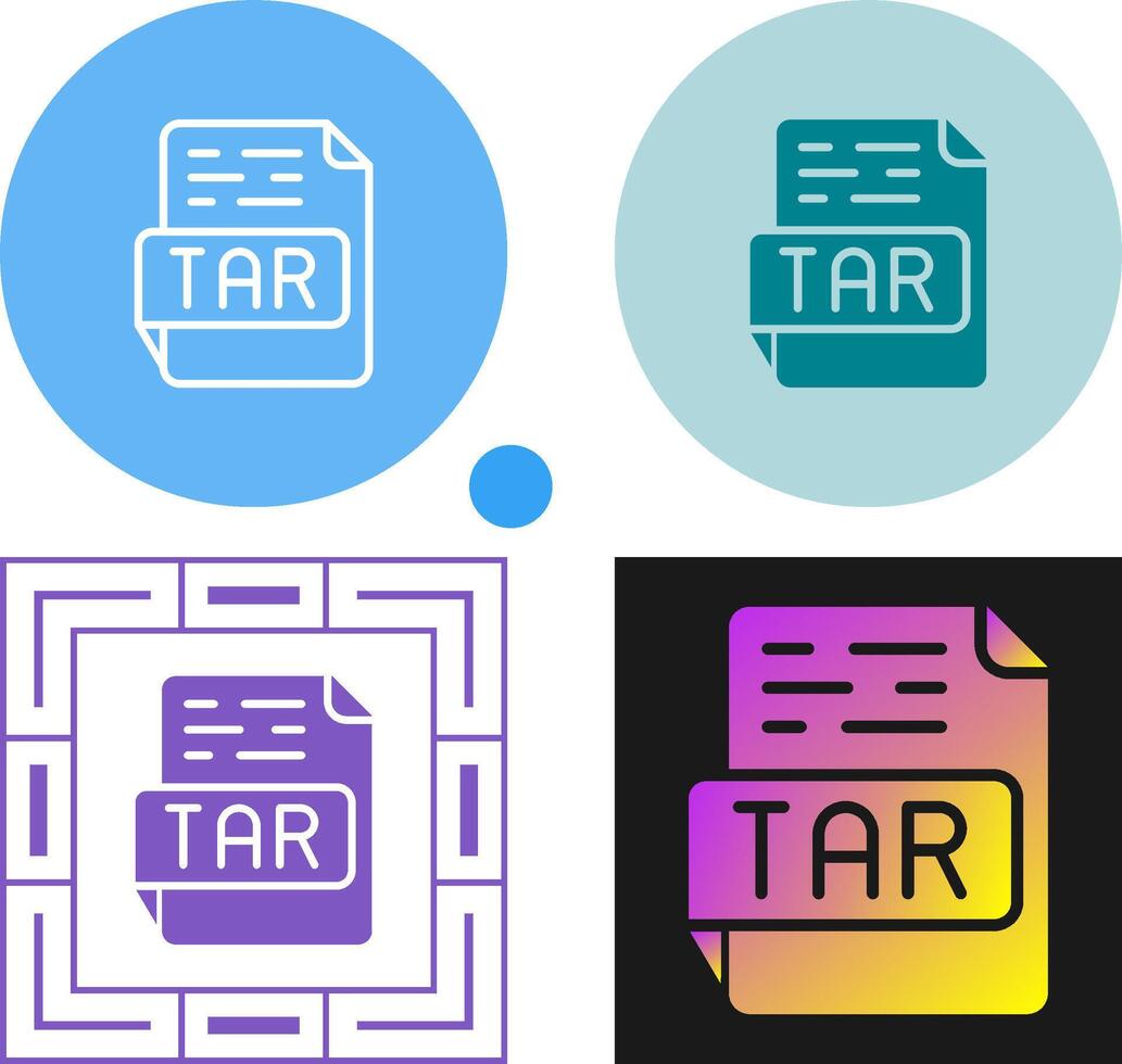 TAR Vector Icon