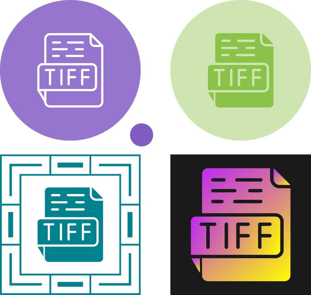 TIFF Vector Icon