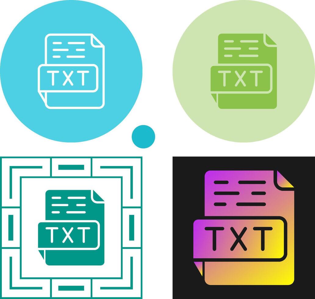 TXT Vector Icon