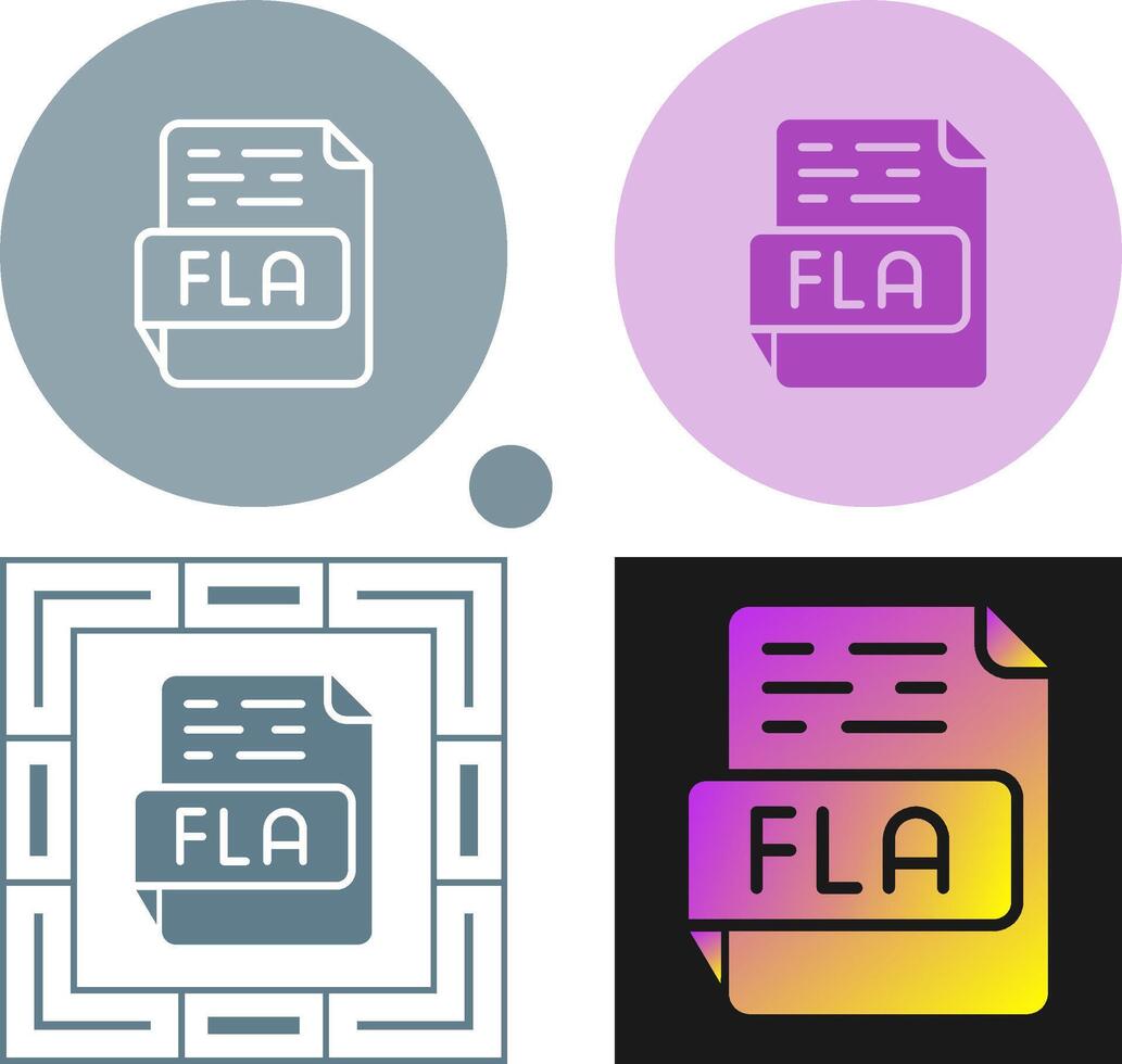 FLA Vector Icon