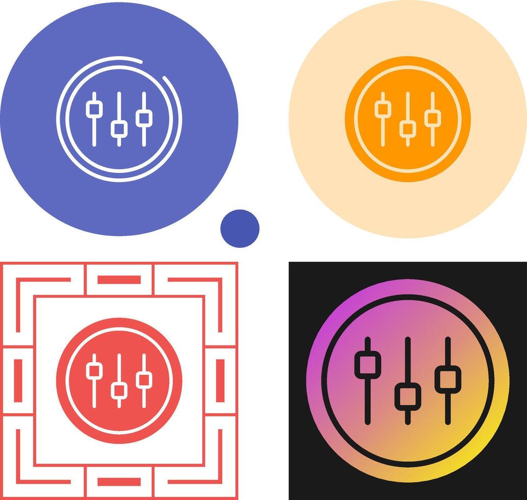 Music Equalizer Vector Icon