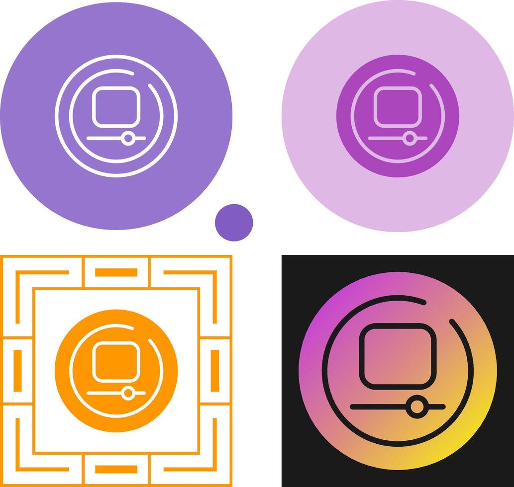 Video Stop Circle Vector Icon