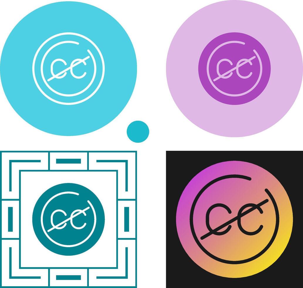 Closed Captions Circle Vector Icon