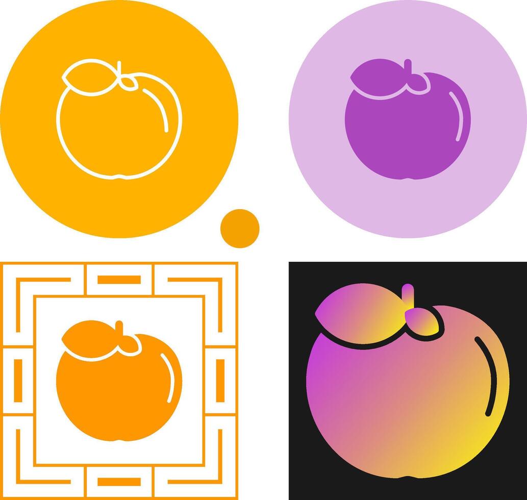 icono de vector de manzana