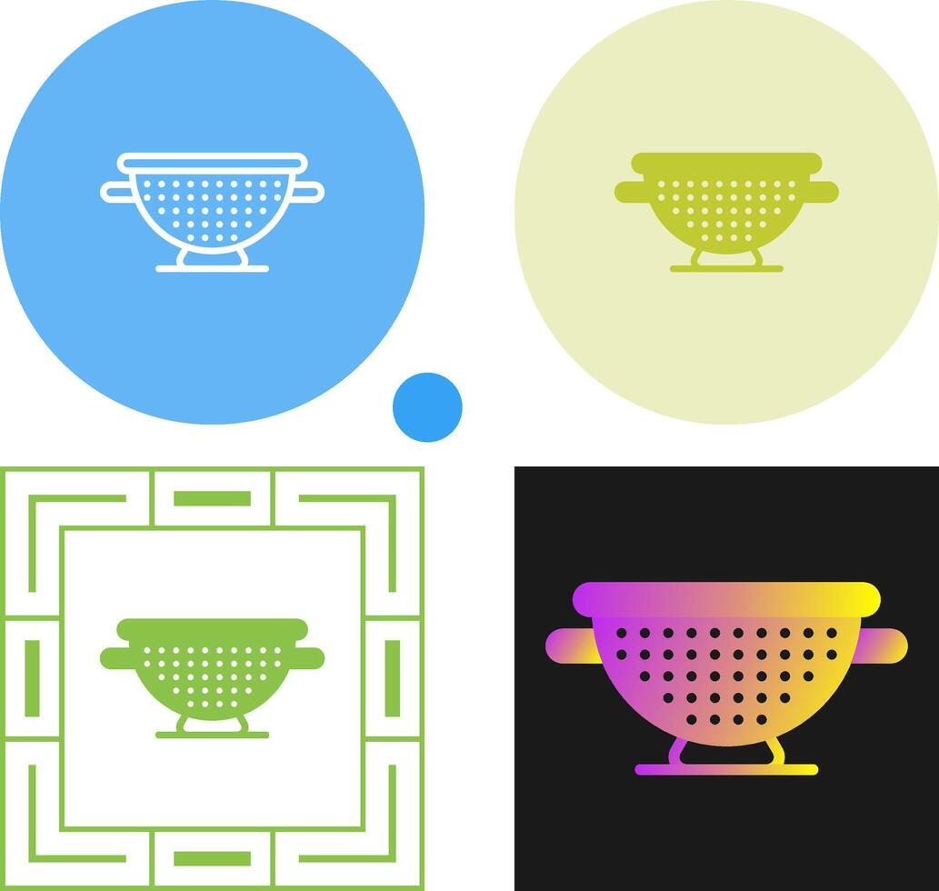 Colander Vector Icon