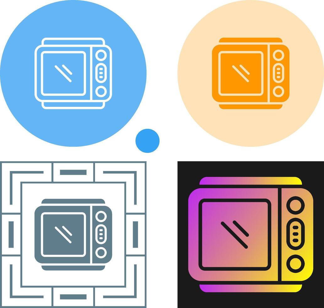 Microwave Vector Icon