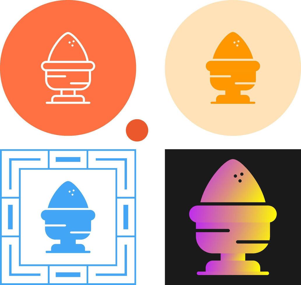 Boiled Egg Vector Icon