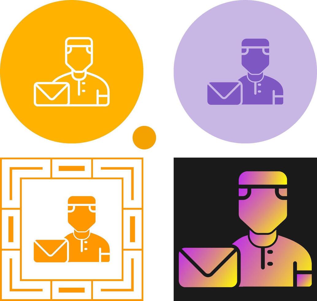 Postman Vector Icon