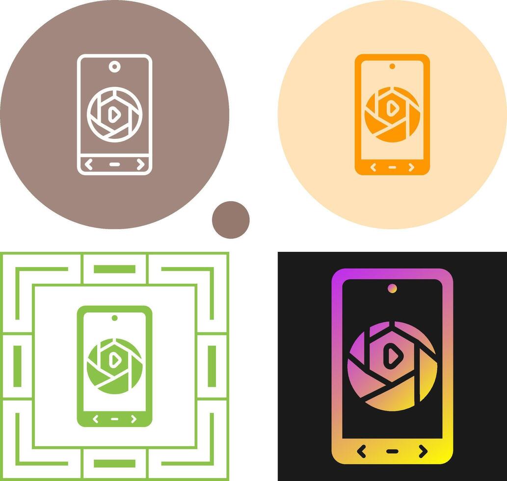 Video Camera Vector Icon