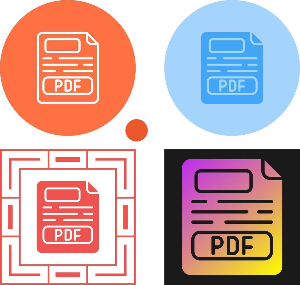 Pdf Vector Icon