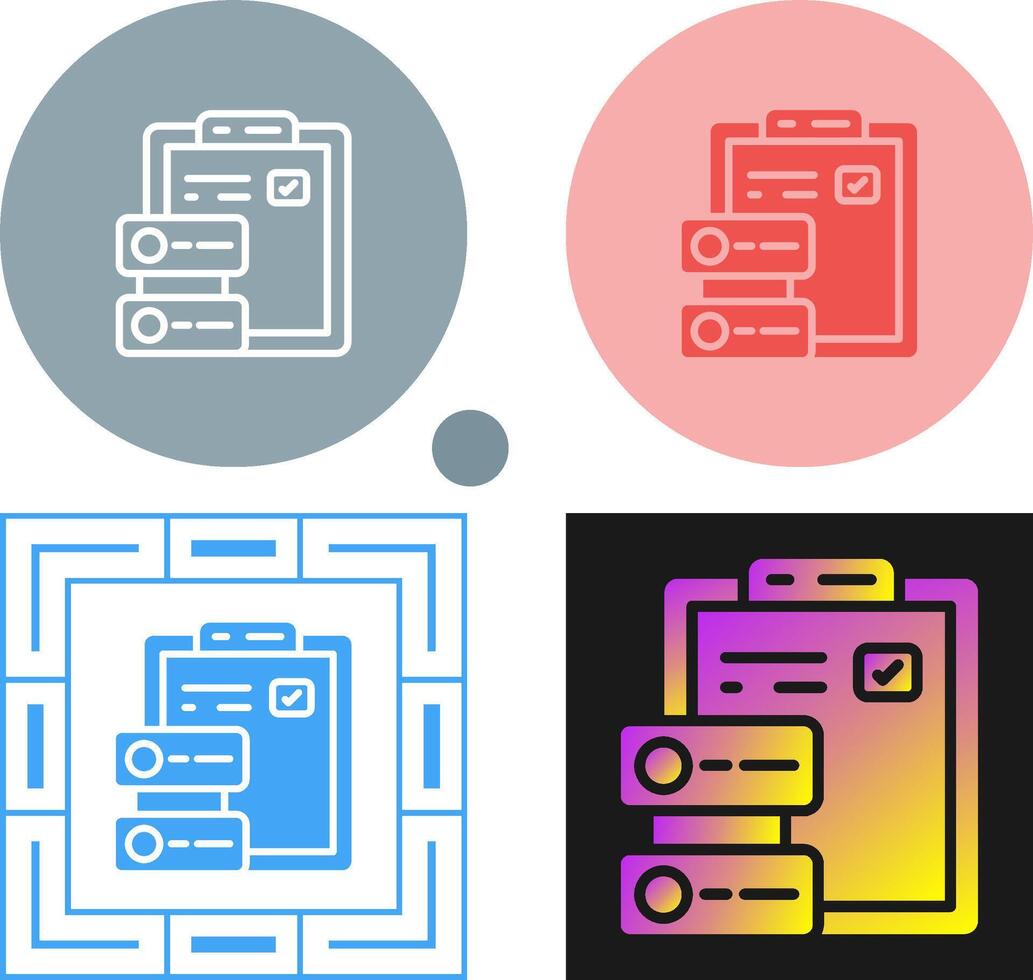 Data Vector Icon