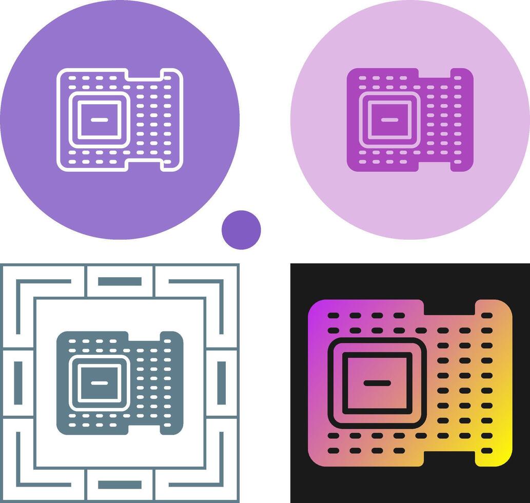 Processor Vector Icon