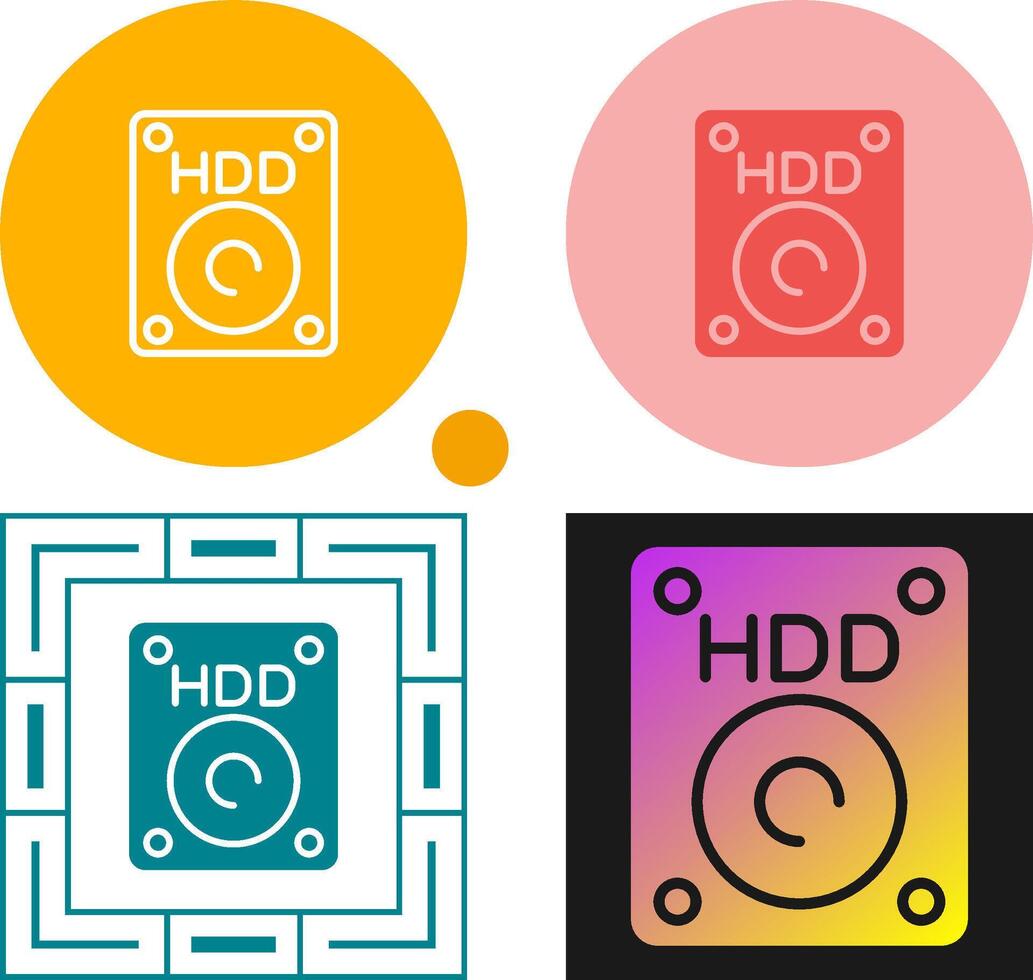 Hdd Vector Icon