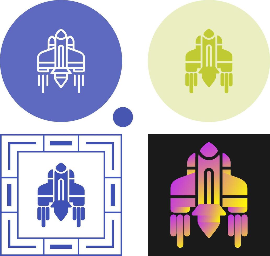 Spaceship Vector Icon