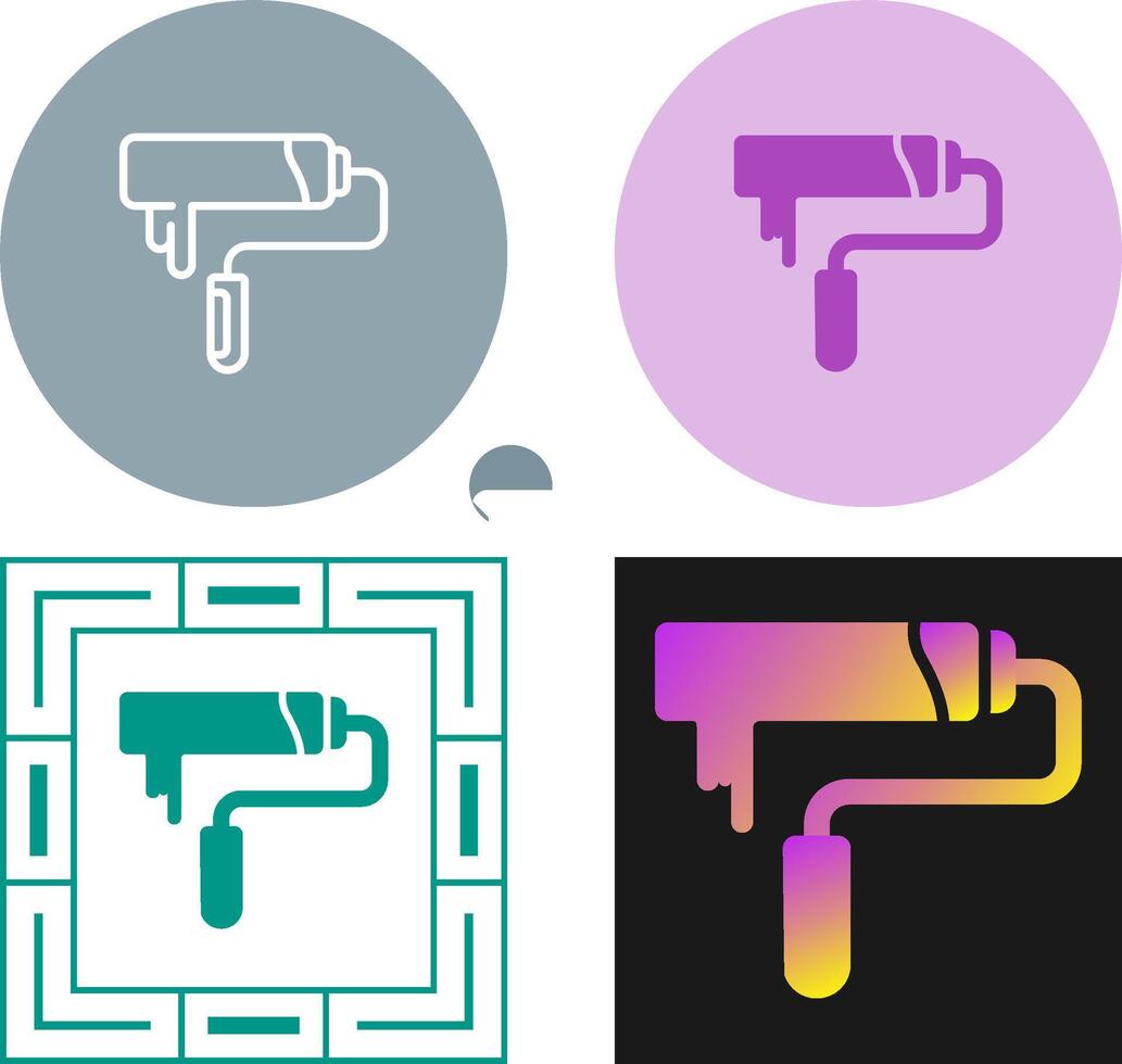 Paint Roller Vector Icon