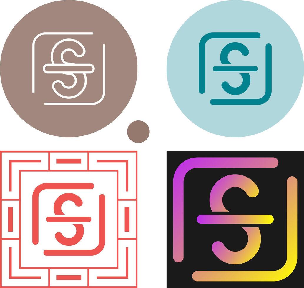 Strikethrough Vector Icon