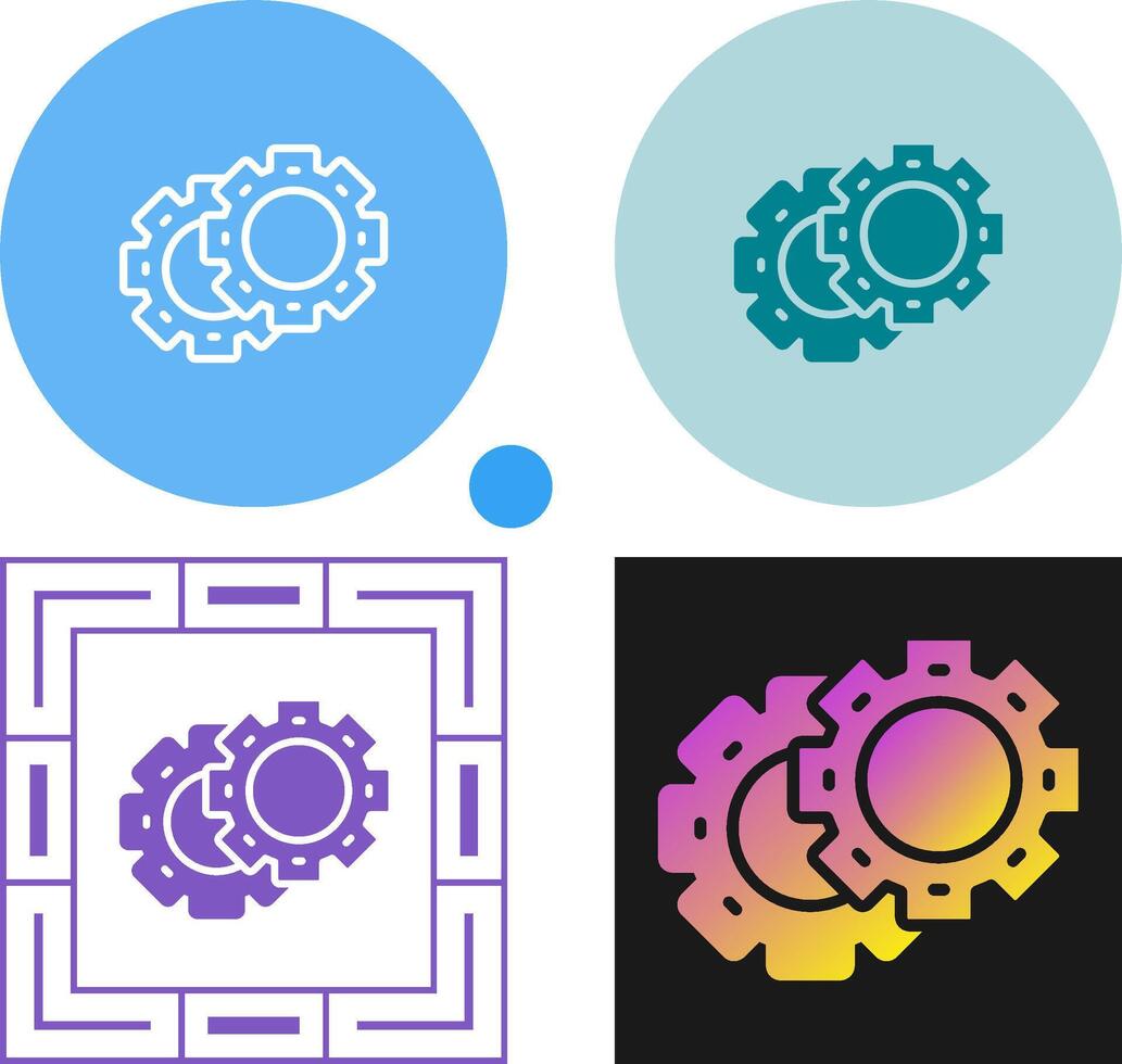 Gears Vector Icon