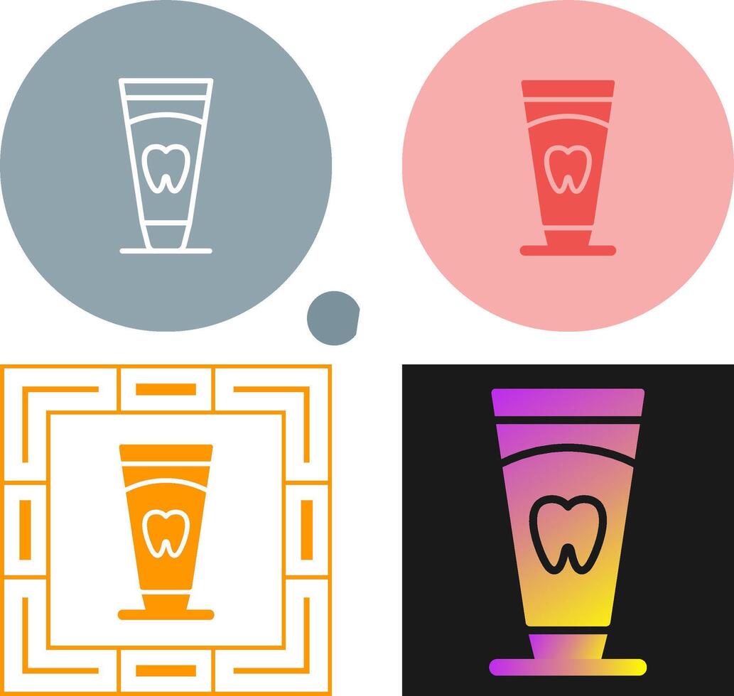 Toothpaste Vector Icon