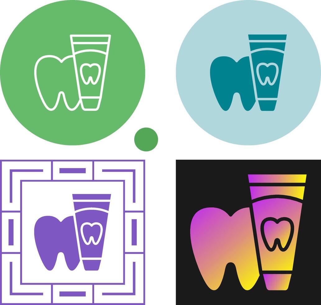 Toothpaste Vector Icon