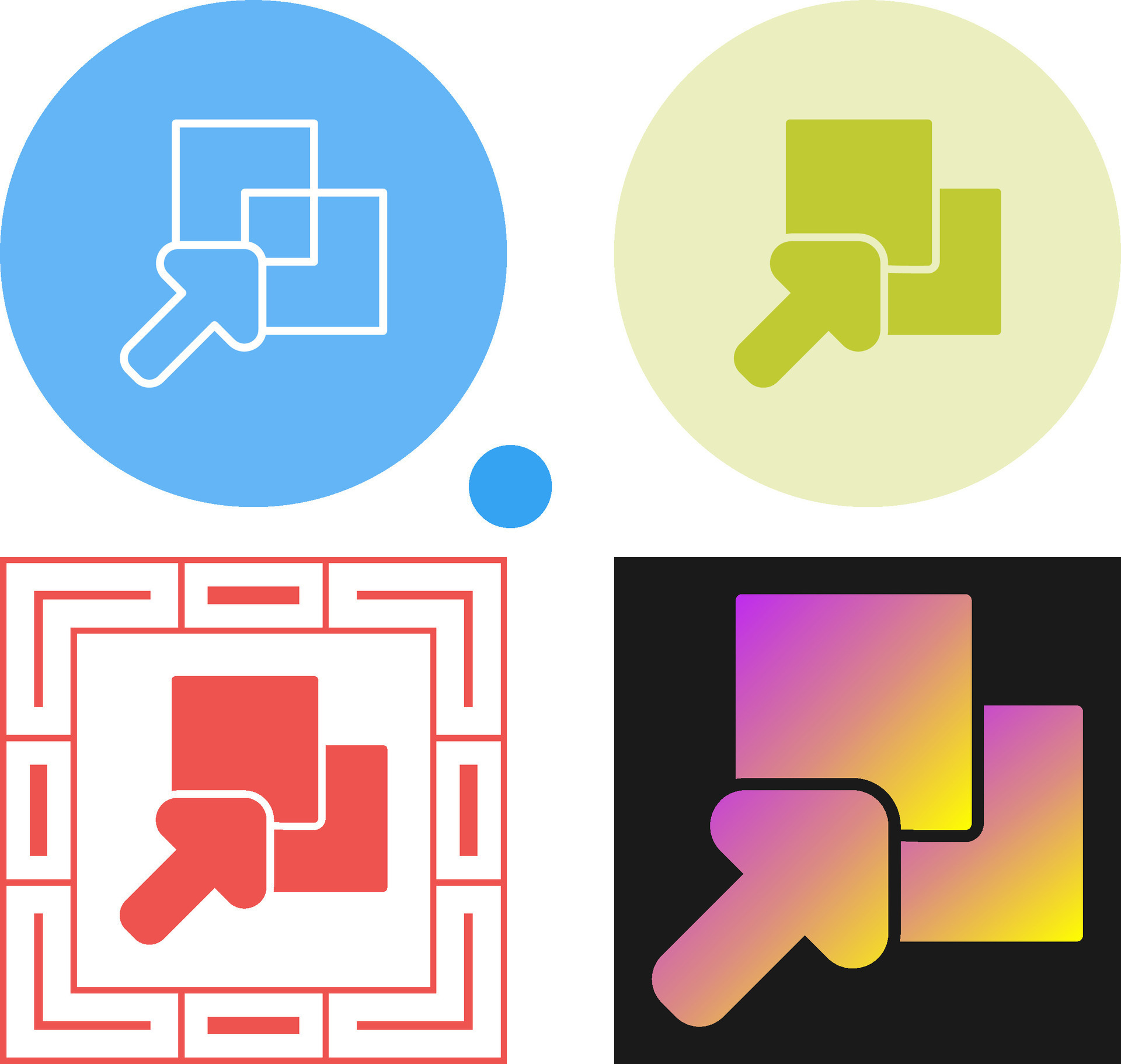 Overlap Vector Icon 40792459 Vector Art at Vecteezy