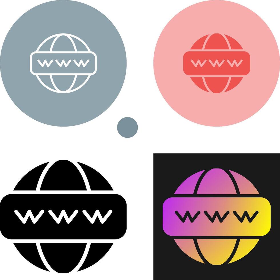 World Wide Web Vector Icon