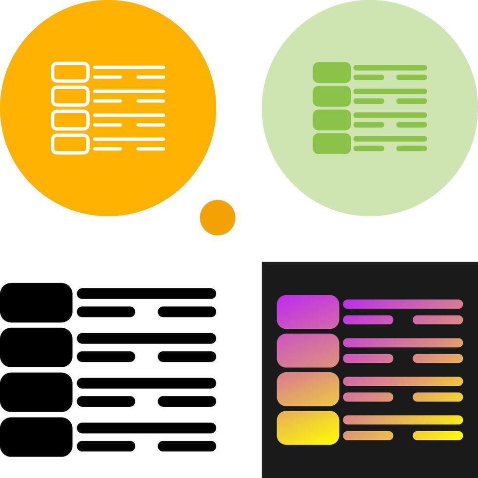 Menu Vector Icon
