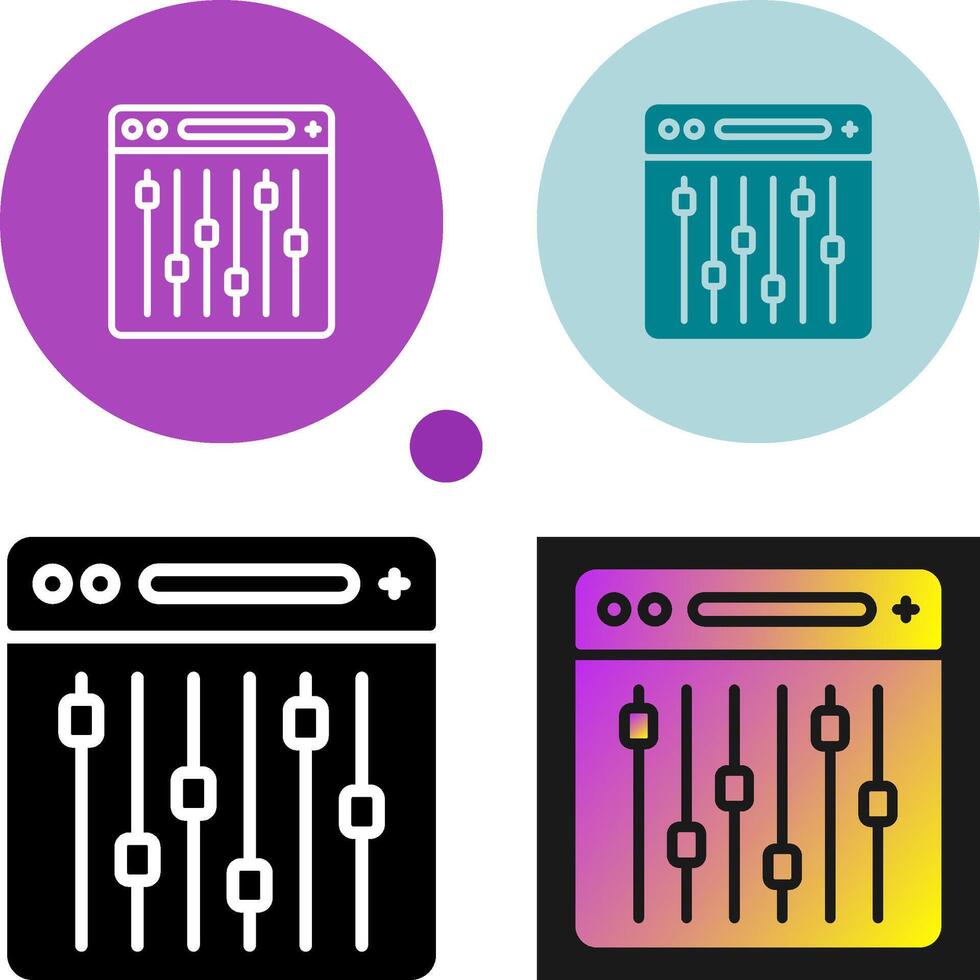 icono de vector de configuración