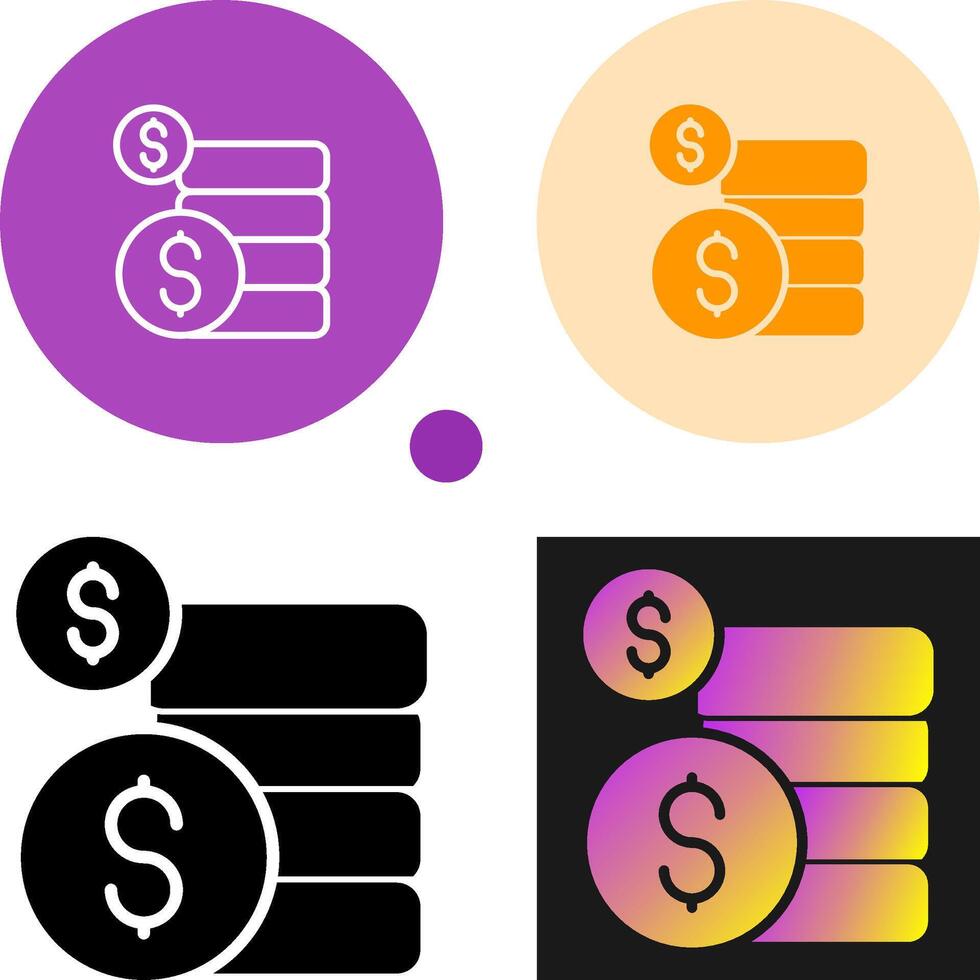 Coins Vector Icon