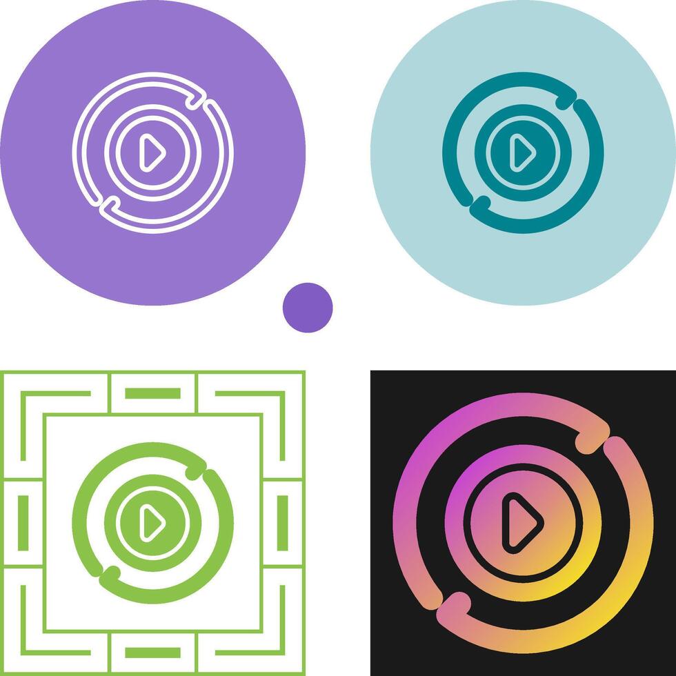 Processing Vector Icon