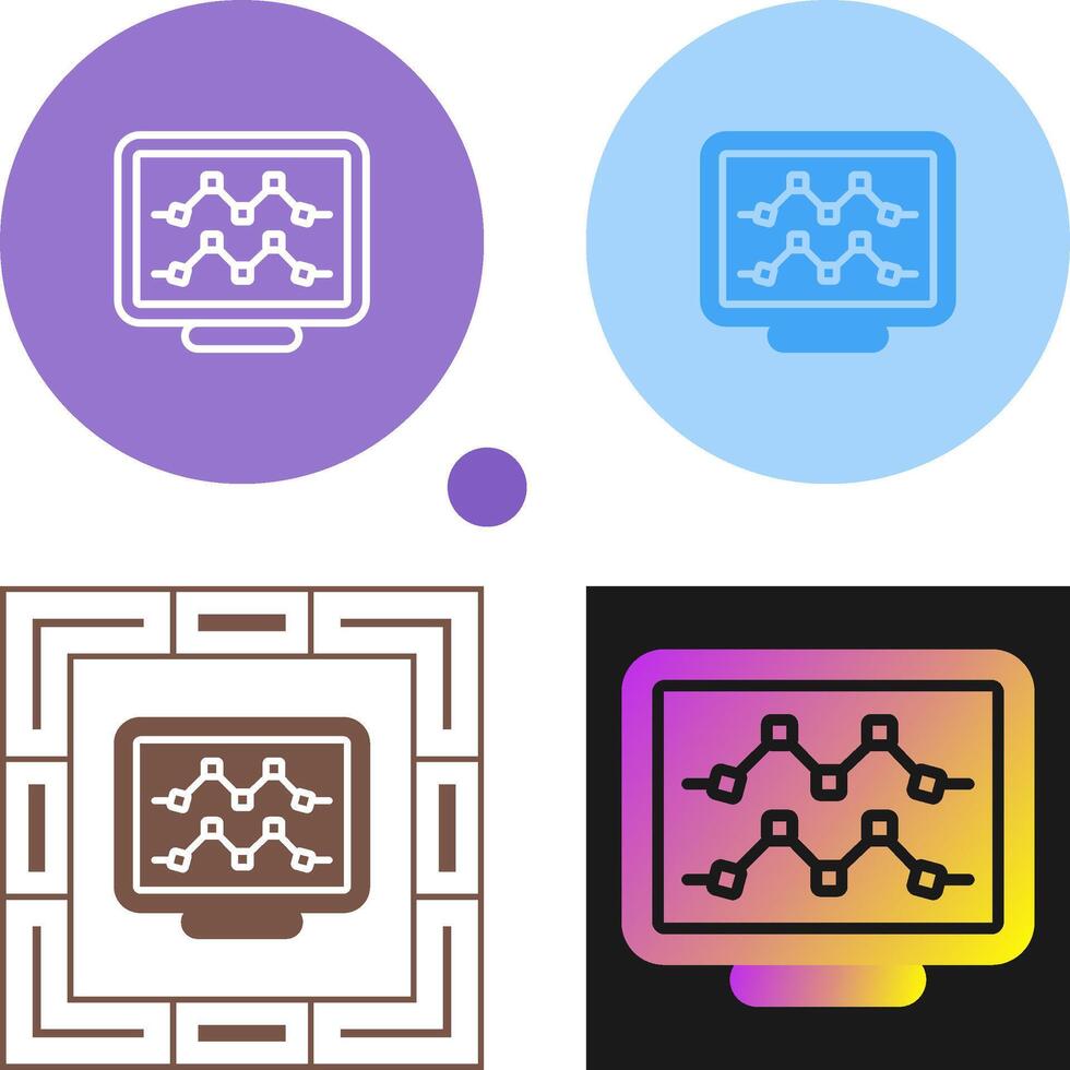 Desktop Computer Vector Icon