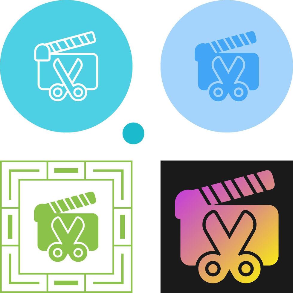 Film Editing Vector Icon