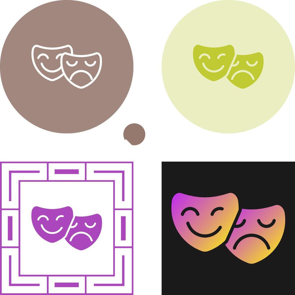 Drama Vector Icon