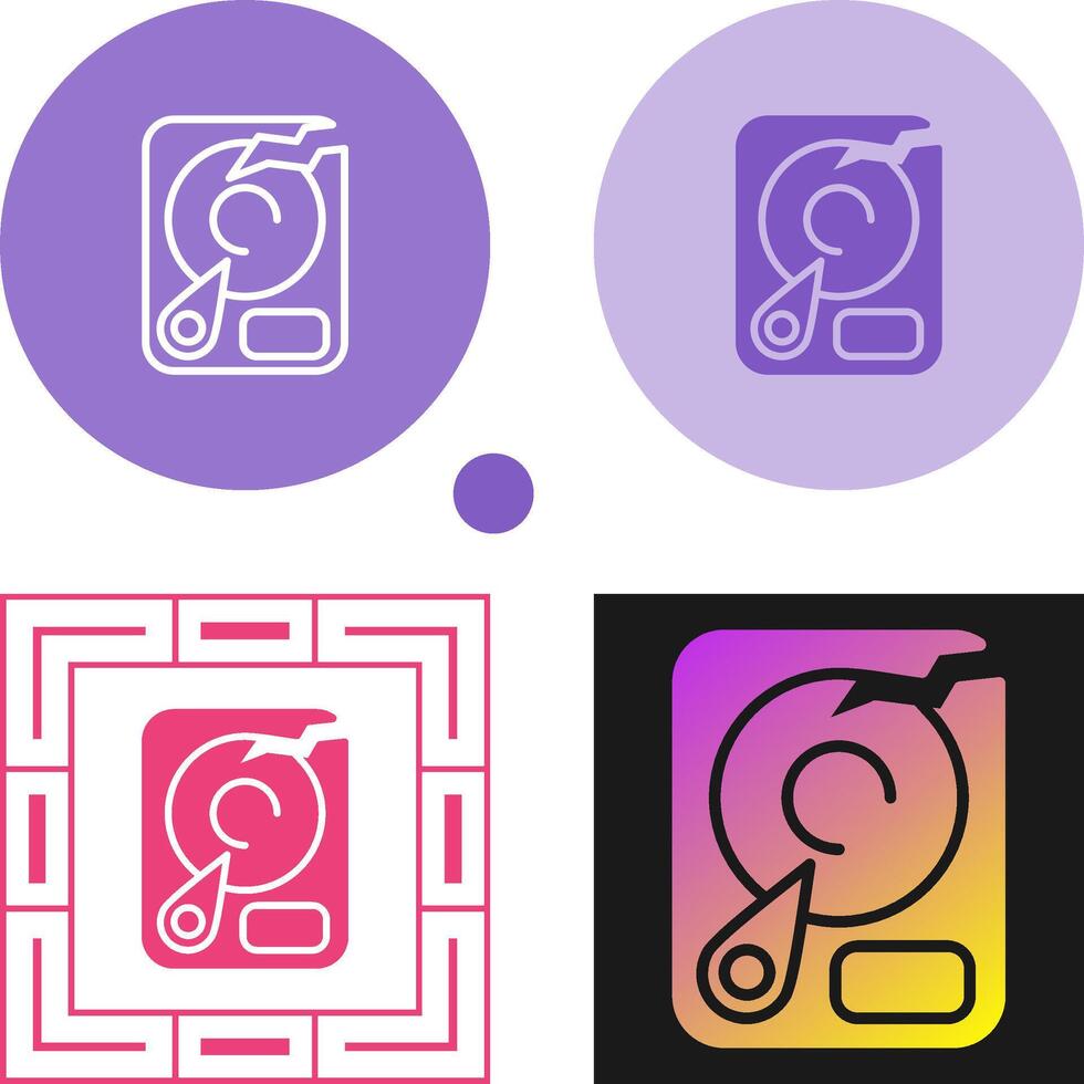Hard Drive Vector Icon