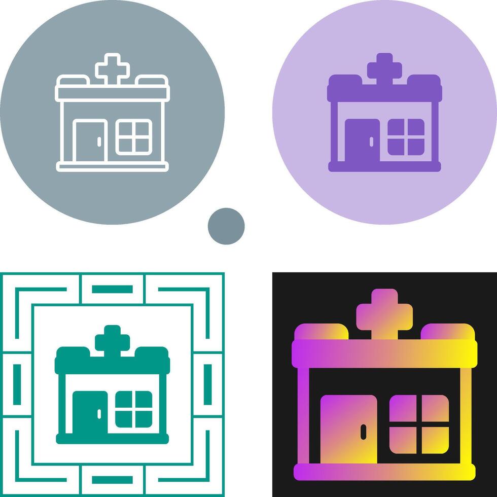 Hospital Vector Icon